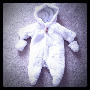 NWT Minoti Baby Faux Fur Winter Bunting Coat